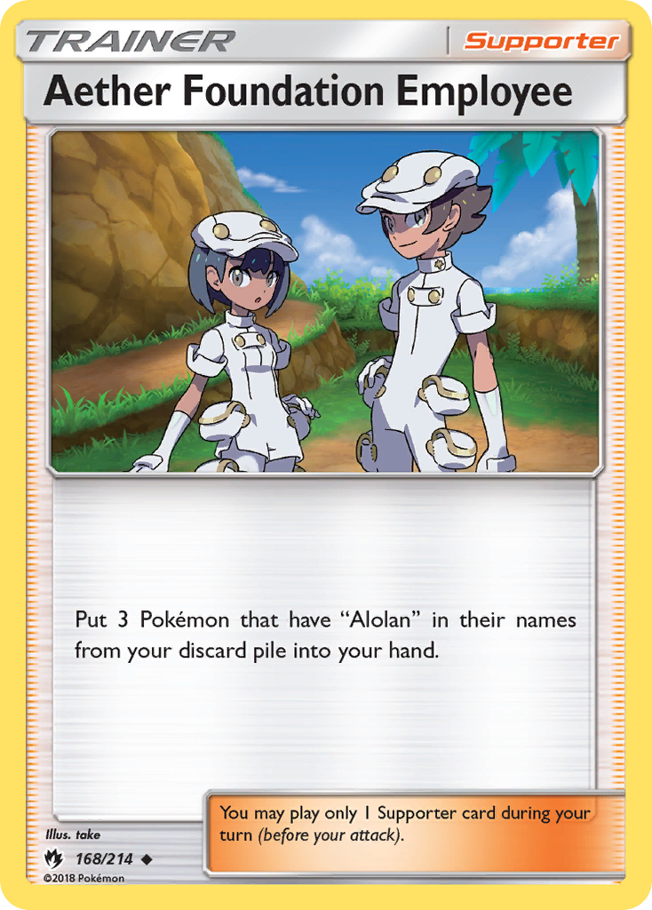 Lost Thunder Aether Foundation Employee #168/214